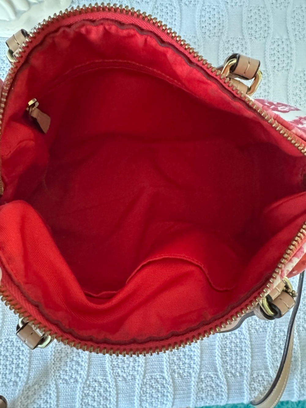 Coach Peyton Mini Floral Bennet Satchel Crossbody Bag - Picture 6 of 8